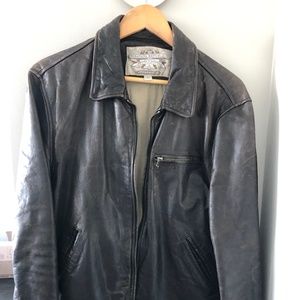 Banana republic vintage leather bomber